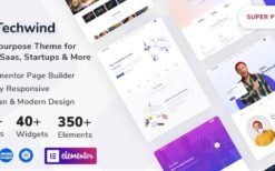 Techwind v1.0.6 Multipurpose Landing WordPress Theme