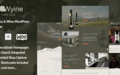 Wyine v1.0.1 Wine Shop Theme