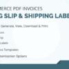 WooCommerce PDF Invoice, Packing Slip & Shipping Label v1.0.3