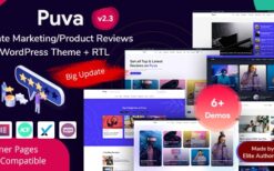 Puva (v3.1) Online Blogging & Affiliate Product Reviews WordPress Theme