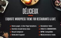 Delicieux v1.0 Creative Restaurant WordPress Theme