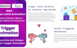 BWD Trigger Lottie Animation Addon For Elementor v1.0