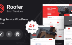 Roofer v1.0.0 Roofing Services WordPress Theme + RTL