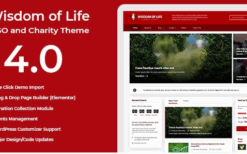 Wisdom Of Life v4.0 NGO and Charity Theme