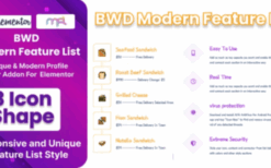 BWD Modern Feature List Addon For Elementor v1.0