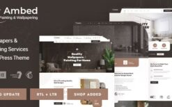 Ambed v1.1 Wallpapers & Painting Services WordPress Theme