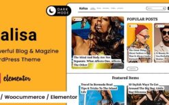 Kalisa (v2.1) Blog & Magazine WordPress Theme