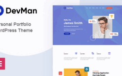 Devman v1.0 Personal Portfolio WordPress Theme