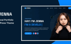 Jenna v1.0 Personal Portfolio WordPress Theme