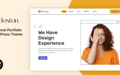 Boston v2.0 Personal Portfolio WordPress Theme