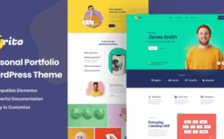 Trito v1.0 Personal Portfolio WordPress Theme