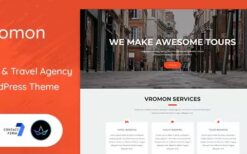 Vromon (v2.1) Tour & Travel Agency WordPress Theme