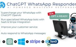WhatsApp ChatGPT AI Responder + SaaS | WhatsApp Automation v1.0