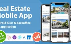 Real Estate Mobile App with Admin Panel v6.0 React Native & PHP Laravel 10.0