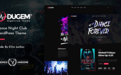 Dugem v1.8 Dance Night Club WordPress Theme
