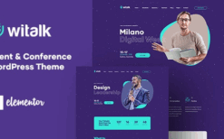WiTalk (v1.0.11) Event & Conference WordPress Theme