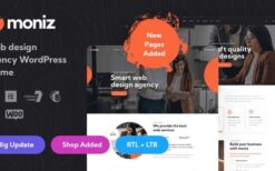 Moniz v1.2 Web Design Agency WordPress Theme