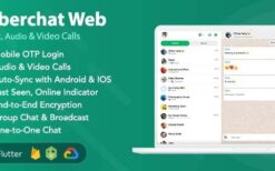 Fiberchat Web v1.0.6 Chat & Calling Web App | Flutter Web App