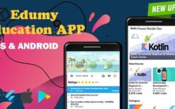 Edumy v1.8.0 Education App, Quiz, Badge with Admin Panel