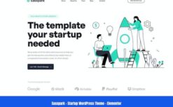 Sasspark (v1.0) Startup WordPress Theme