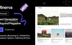 Minerva v1.0 Modern Blog WordPress Theme