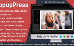 Popup Plugin for WordPress v3.9.1 Popup Press – Popups Slider & Lightbox