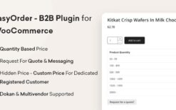 EasyOrder v1.0.2 B2B Plugin for WooCommerce