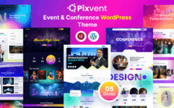 Pixvent (v1.1) Event and Conference WordPress Theme