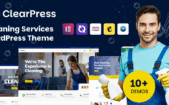 ClearPress (v1.0.0) Cleaning Services WordPress Theme