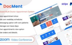 DocMent (v3.1) SaaS Based Multi Doctor Appointment System