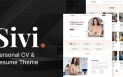 Sivi (v1.5) Personal CV/Resume Theme