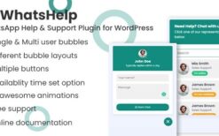 WhatsApp Chat Support Pro (v3.0.10) WordPress Plugin