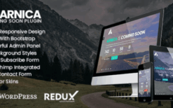 Arnica v1.9 Creative Coming Soon WordPress Plugin