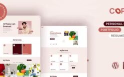 Copr v1.1.0 One Page Personal Portfolio, CV and Resume WordPress Theme