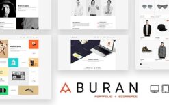 BURAN v1.0 Creative Portfolio and Business WordPress