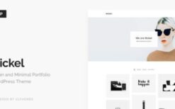 Nickel v1.0 Minimalist Portfolio WordPress Theme