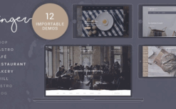 Ginger (v1.3.9) Restaurant WordPress Theme