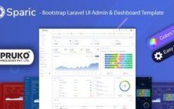 Sparic v2.0 Laravel Admin dashboard Template
