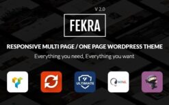 Fekra v2.3 Multi Page/One Page WordPress Theme