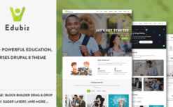 Edubiz v1.2 Powerful Education, Courses WordPress Theme