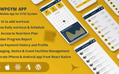 WPGYM App v2.0.4 Mobile App for WordPress Gym System