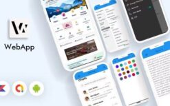 WebApp v1.0 Convert Website to a Android App | Web View App | Web to App
