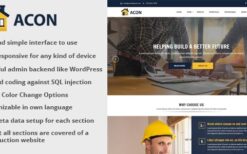 Acon v1.9 Architecture and Construction Website CMS