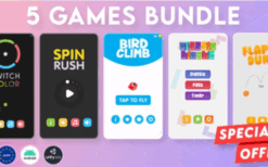 BUNDLE 5 GAMES | Admob + GDPR + Unity (26 September 2022)