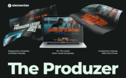 The Produzer – Music & Band Elementor Template Kit