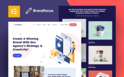 Brandfocus – Branding Agency Elementor Template Kit