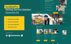 Scribble – Content Writing Service Elementor Template Kit