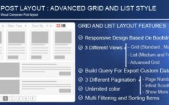 Advance Post Grid/List for Visual Composer v5.0