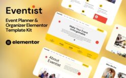 Eventist – Event Planner & Organizer Elementor Template Kit