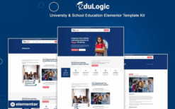 Edulogic – University & School Education Elementor Template Kit